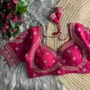 Tew Pure Vichitra Silk Madhubala Style Blouse Wholesalers In Delhi